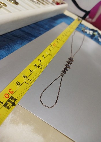 925 Siyah Kayan Yıldızlar Rose Şahmeran - Görsel 5