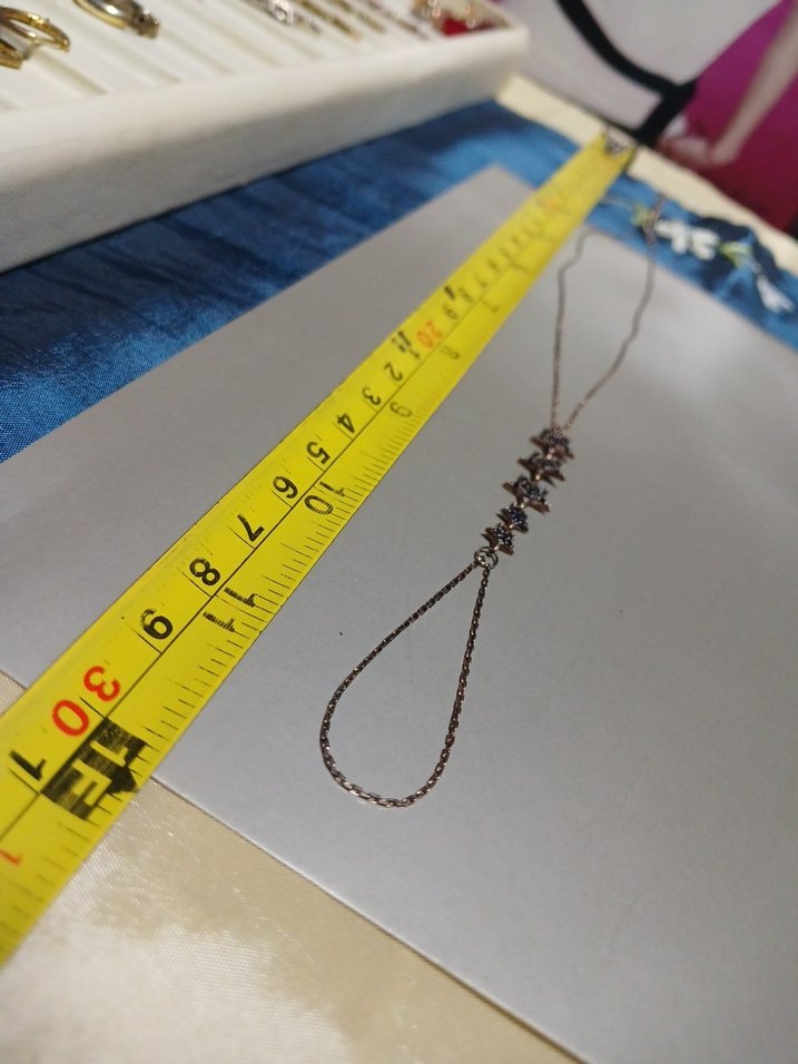 925 Siyah Kayan Yıldızlar Rose Şahmeran - Görsel 5