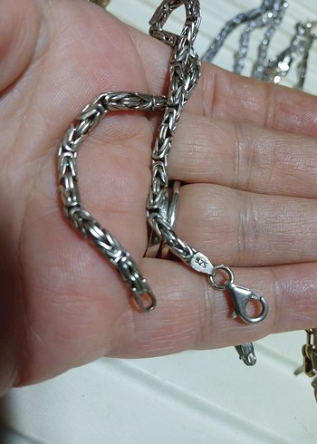 925 Kral Bileklik Unisex 11.90 gr - Görsel 3