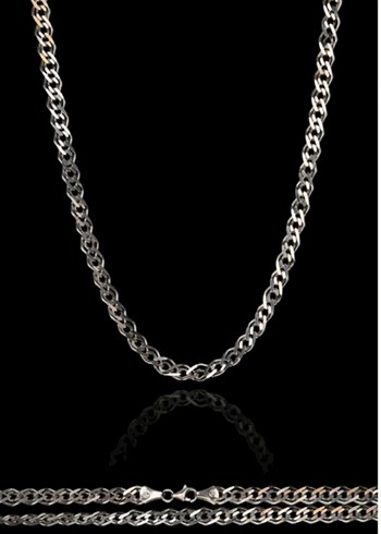 925  Unisex Kalın Kolye 18.83 gr - Görsel 4