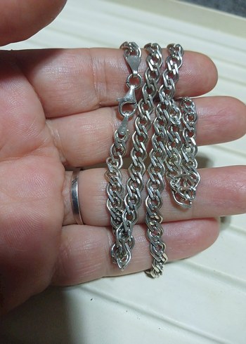 925  Unisex Kalın Kolye 18.83 gr - Görsel 3