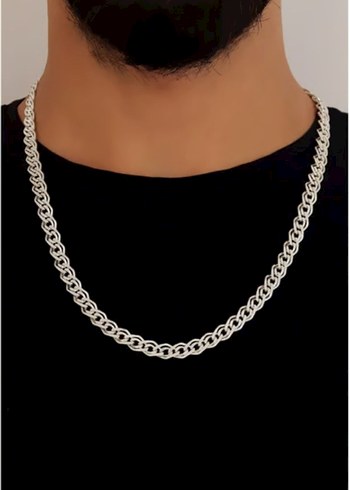 925  Unisex Kalın Kolye 18.83 gr - Görsel 6