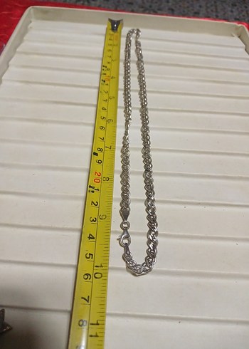 925  Unisex Kalın Kolye 18.83 gr - Görsel 7