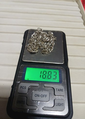 925  Unisex Kalın Kolye 18.83 gr - Görsel 8