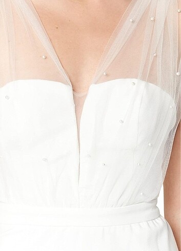 Mina trendyol nikah elbisesi - Görsel 5