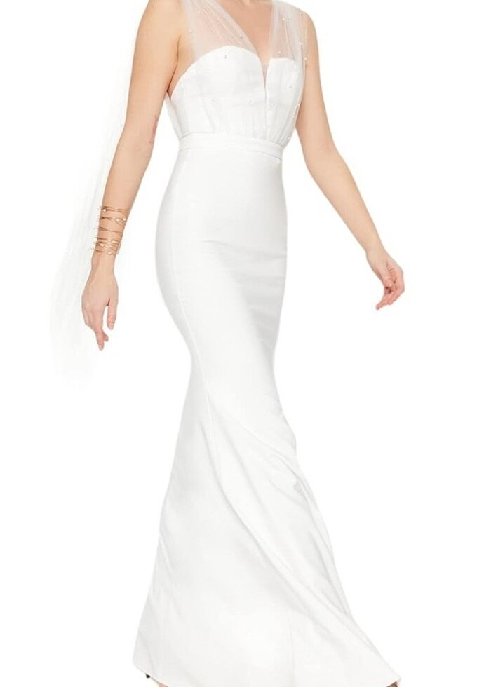 Mina trendyol nikah elbisesi  - Görsel 3