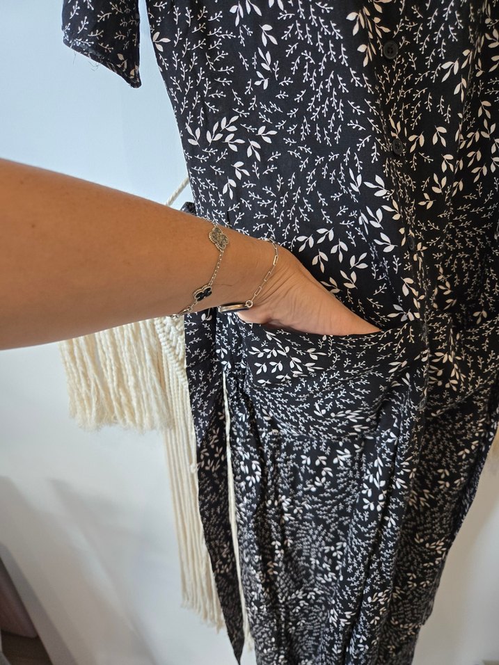 Zara , çiçek desenli Tulum - Görsel 3