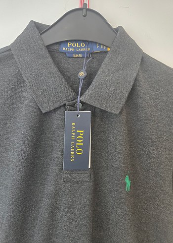Polo Ralph Lauren Koyu Gri Polo Yaka Tişört - Görsel 6