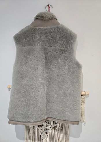 Network , gri-bej deri yelek - Görsel 2