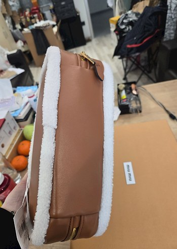 Miu Miu , taba rengi premium çanta - Görsel 5