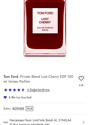 Tom Ford Lost Cherry Kadın Parfümü 100ml - Görsel 2