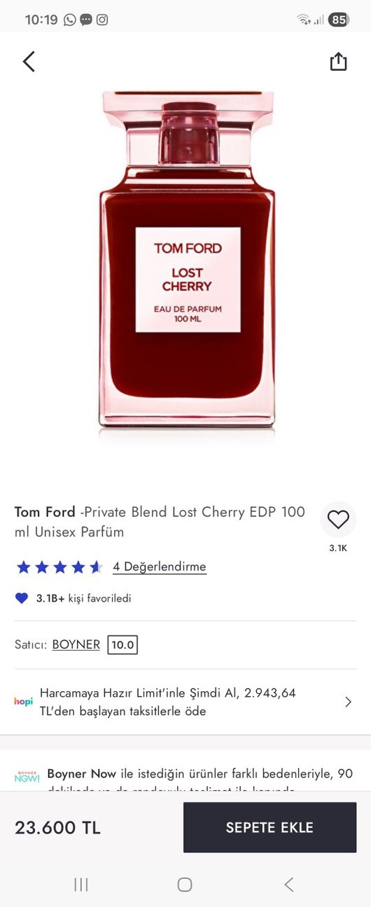 Tom Ford Lost Cherry Kadın Parfümü 100ml - Görsel 2