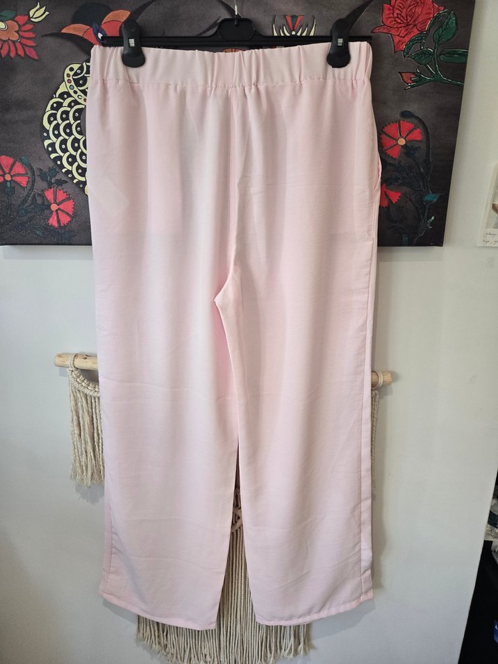 Lcwaikiki ,Pembe Bohem Salaş Kadın Kumaş Pantolon - Görsel 4