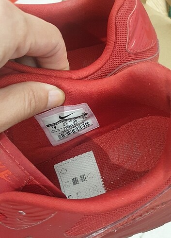 37 Beden kırmızı Renk Nike airmax 90 spor ayakkabı 