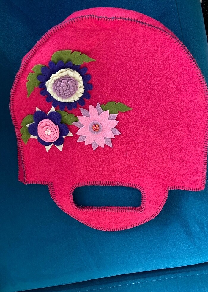 El işi keçe çanta - Görsel 2