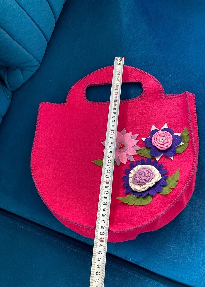 El işi keçe çanta - Görsel 3