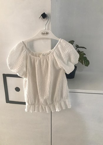 Kız Çocuk Beyaz Keten Fırfırlı Elbise - Görsel 3