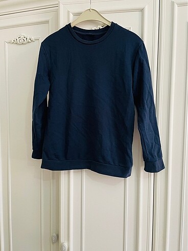 11-12 Yaş Beden mavi Renk Sweatshirt