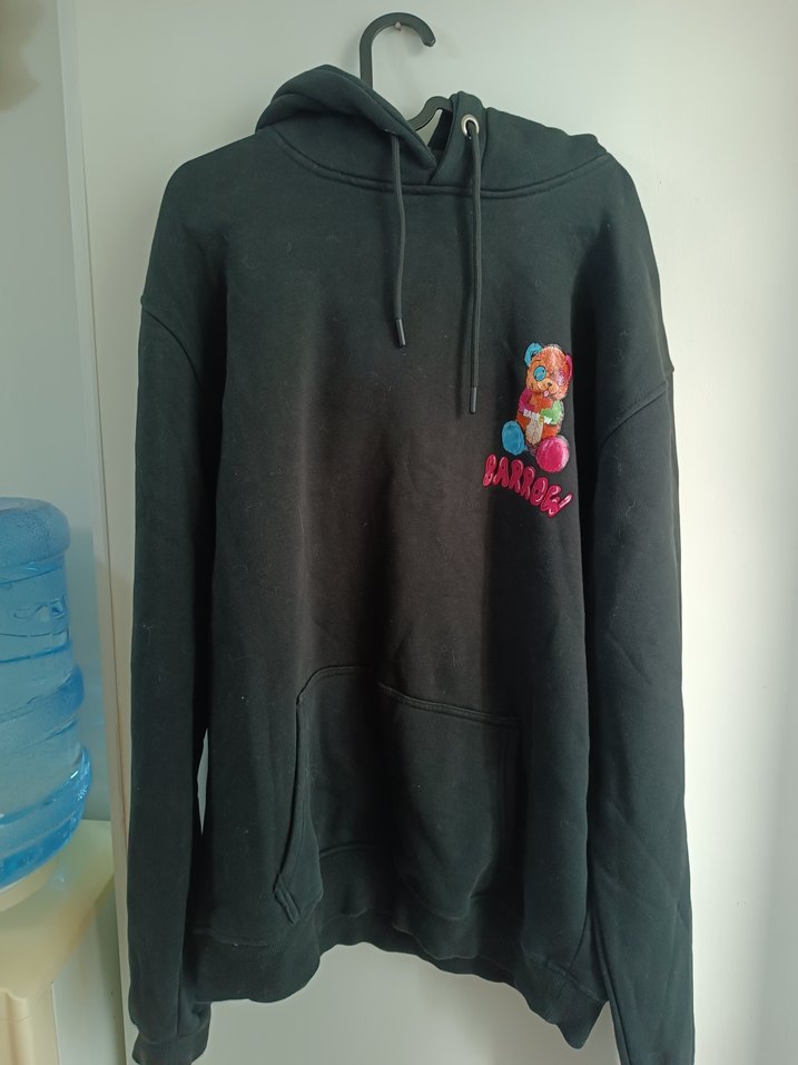 Siyah Ayıcıklı Kadın Sweatshirt - Görsel 2