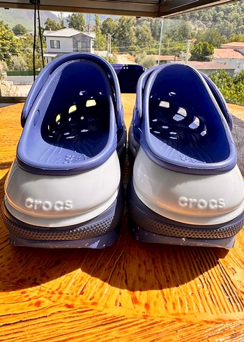 40 Beden mor Renk Kadın Platform crocs Topuklu Mor Kauçuk Terlik