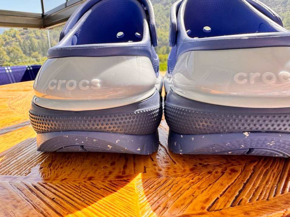 Kadın Platform crocs Topuklu Mor Kauçuk Terlik - Görsel 3