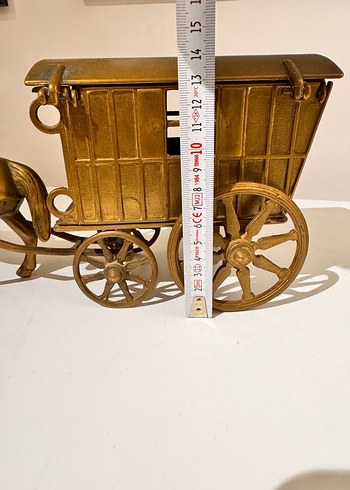 Altın Renk At pirinç at arabası ve At Arabası Biblo - Görsel 5