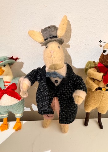 Renkli Peluş Oyuncak Seti keçe el yapımı - Görsel 3