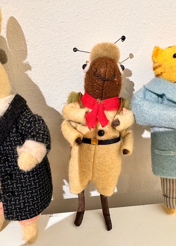 Renkli Peluş Oyuncak Seti keçe el yapımı - Görsel 9