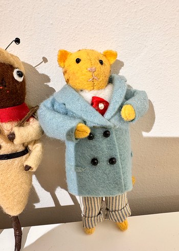 Renkli Peluş Oyuncak Seti keçe el yapımı - Görsel 6