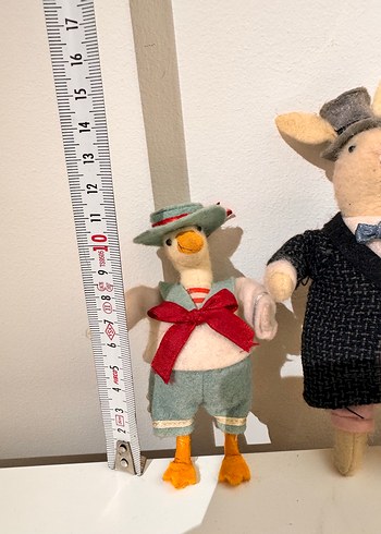 Renkli Peluş Oyuncak Seti keçe el yapımı - Görsel 7