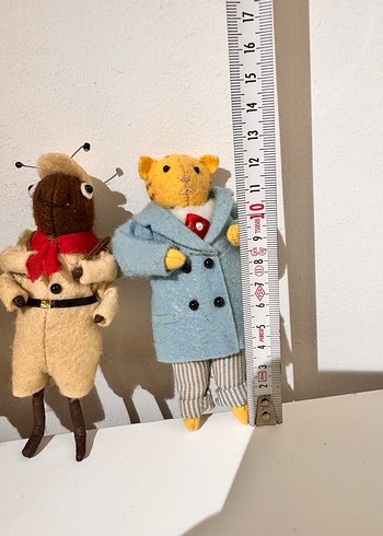 Renkli Peluş Oyuncak Seti keçe el yapımı - Görsel 4