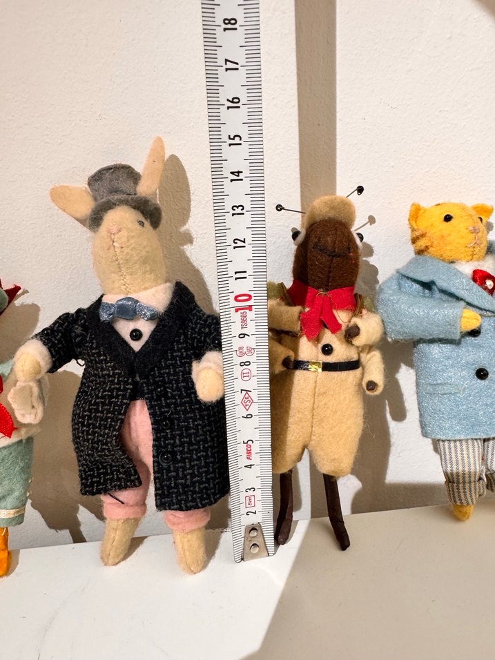 Renkli Peluş Oyuncak Seti keçe el yapımı - Görsel 5