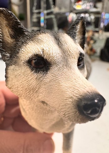 Gri Husky Köpek Figürleri - Görsel 5