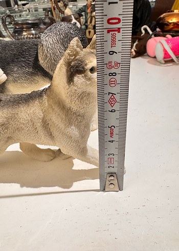 Gri Husky Köpek Figürleri - Görsel 4