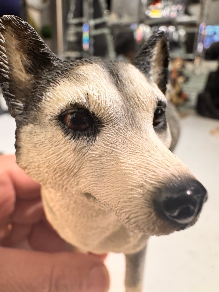 Gri Husky Köpek Figürleri - Görsel 5