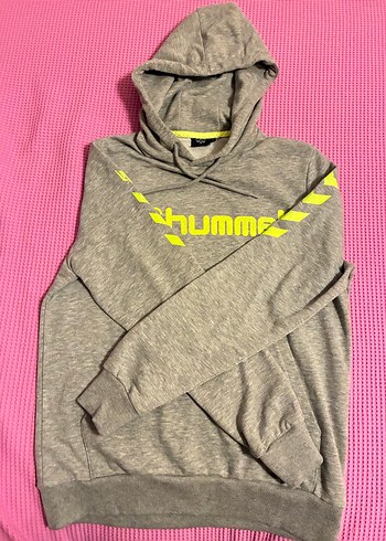 m Beden gri Renk Hummel Kapüşonlu Gri Sweatshirt