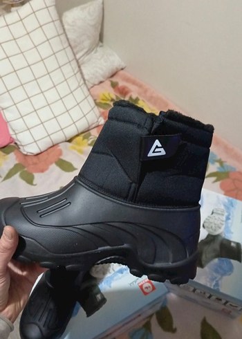 Erkek Siyah Outdoor Botlar Velcro Kapamalı - Görsel 2