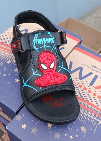 Renkli Spiderman Baskılı Erkek Çocuk Terlik