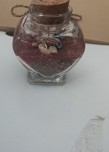 Kalp Şeklinde doğum hediyesi mumluk - Görsel 3