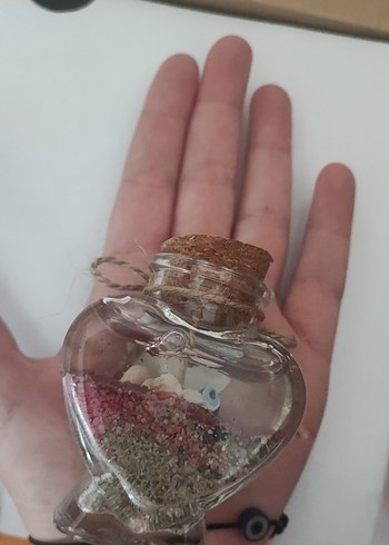 Kalp Şeklinde doğum hediyesi mumluk - Görsel 2