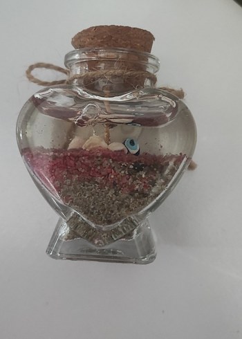 Kalp Şeklinde doğum hediyesi mumluk - Görsel 4