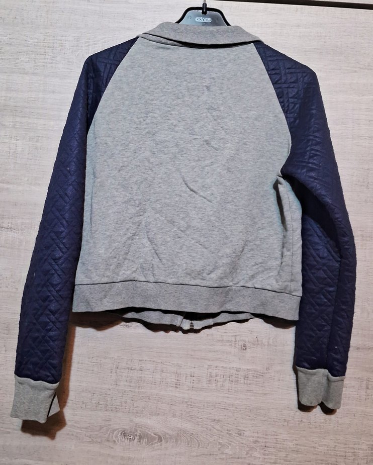 Gri Kadın Bomber Ceket - Görsel 5