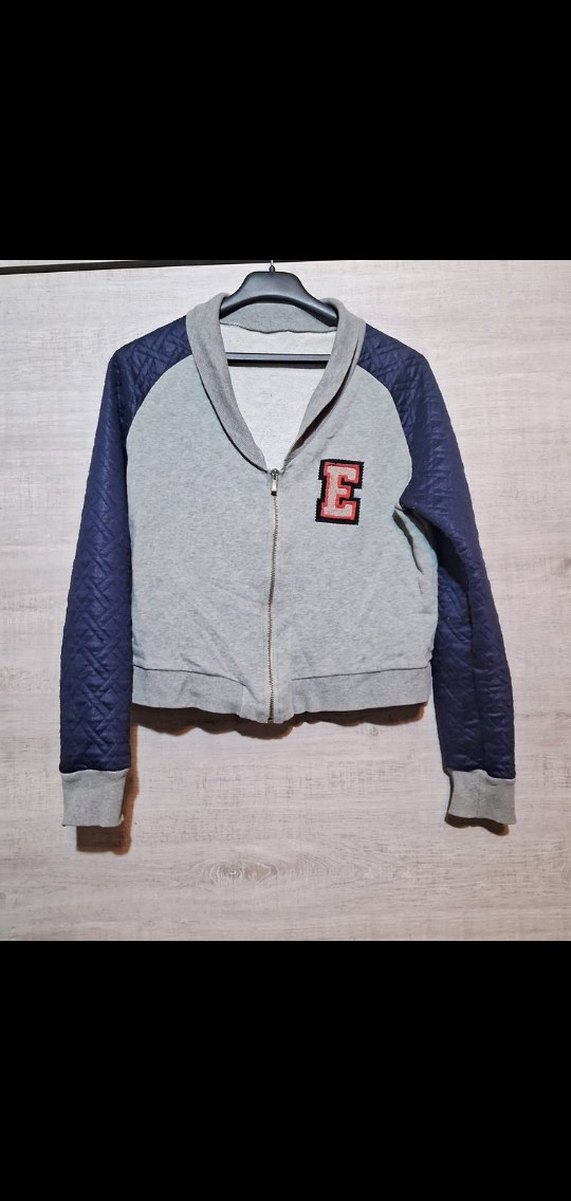 Gri Kadın Bomber Ceket - Görsel 2