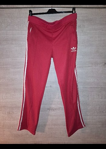 Kırmızı Adidas Spor Eşofman Altı