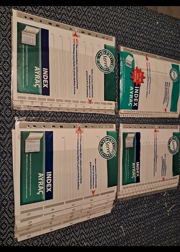 Serve Marka Index Ayraç Seti - Görsel 2