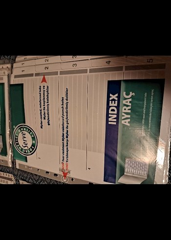 Serve Marka Index Ayraç Seti - Görsel 3