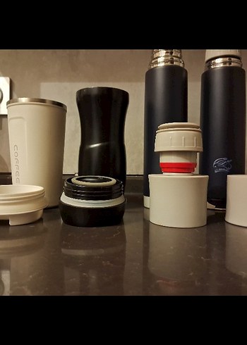 Cooker Coffee Marka Termos Seti 4'lü - Görsel 6