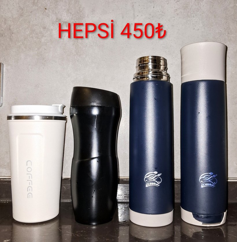 Cooker Coffee Marka Termos Seti 4'lü - Görsel 2