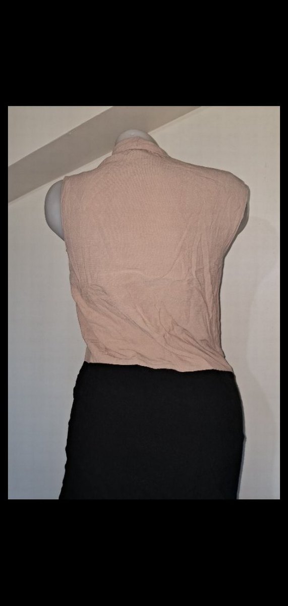 Resmi Mini Elbise Krem Siyah - Görsel 2