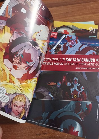  Beden Captain Canuck Çizgi Roman Seti